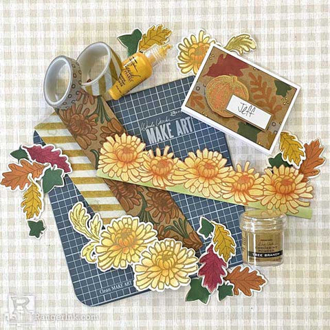 Wendy Vecchi Autumn Place Setting Step 10