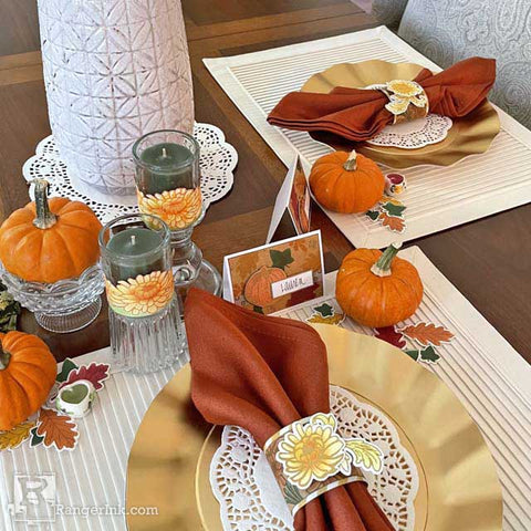 Wendy Vecchi Autumn Place Setting Step 12