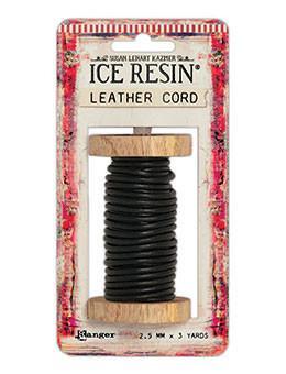 ICE Resin® Leather Cord 2.5mm Black Leather Cord ICE Resin® 