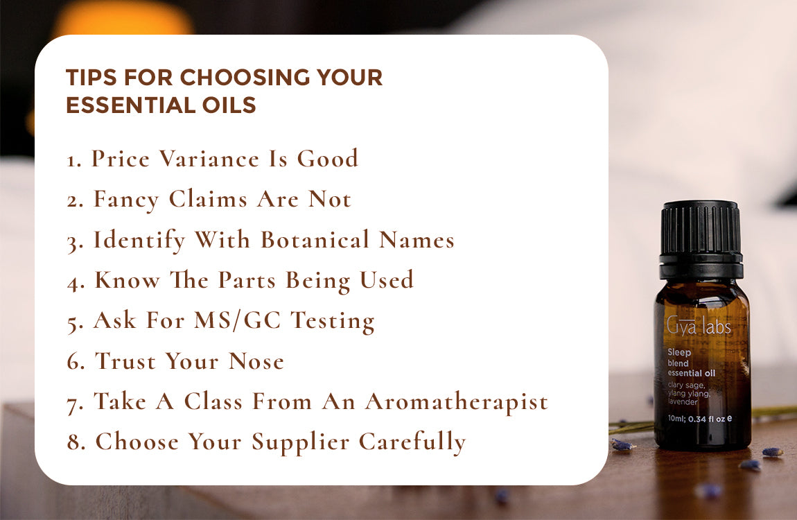 Tips for Choosing Right Essential Oils