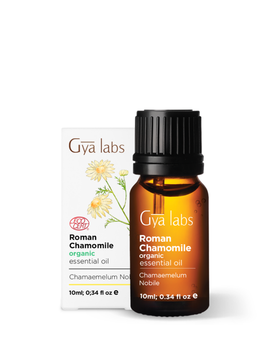 Gya Labs Roman Chamomile Essential Oil for Diffuser - Roman Chamomile Oil  for Face & Skin - Roman Chamomile Essential Oils for Aromatherapy (0.34 fl
