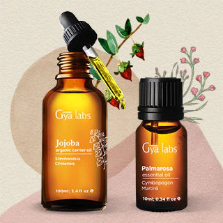 Jojoba Oil and Palmarosa Oil