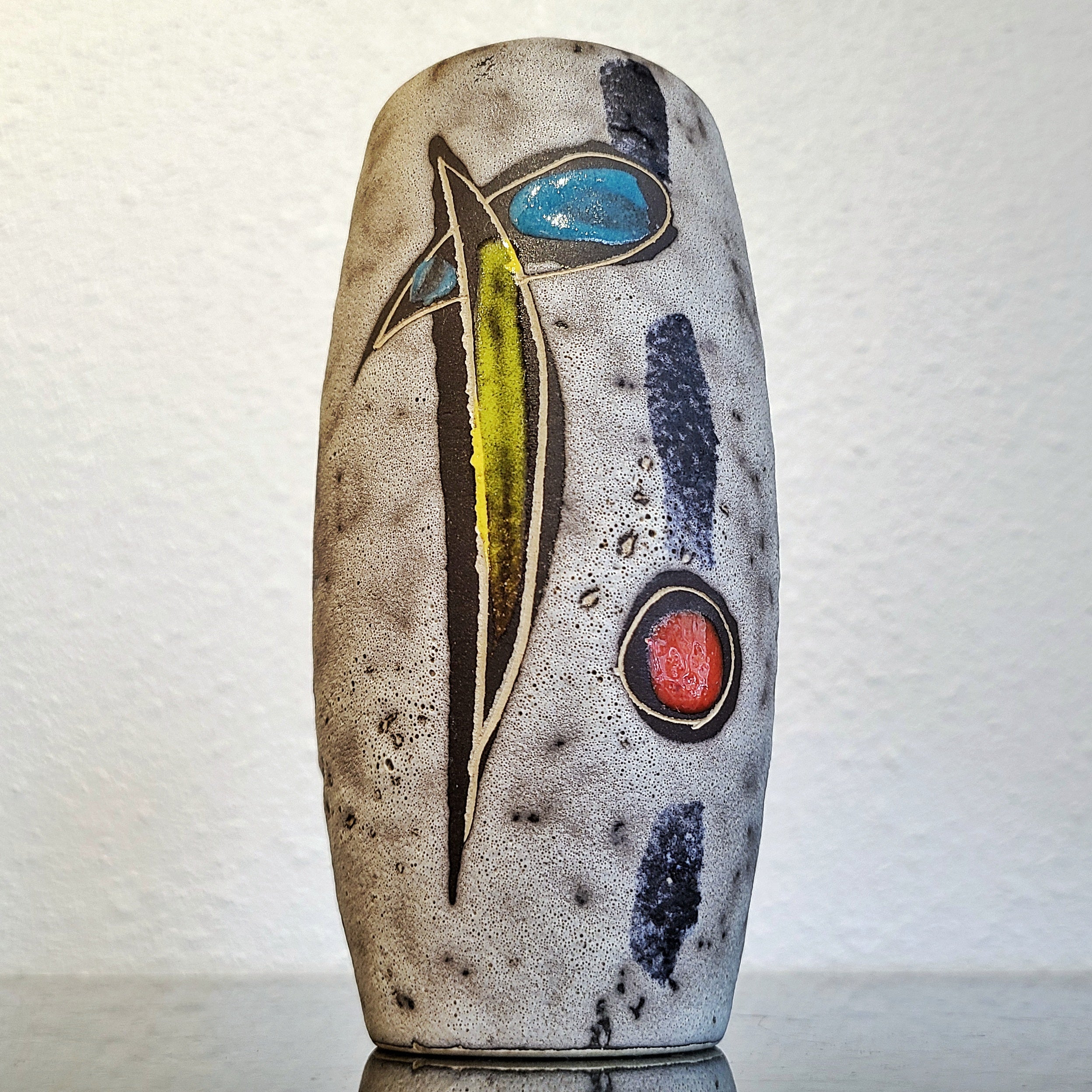 1950s SCHEURICH FRUIT MOTIF VASE Nr. 230/16.5