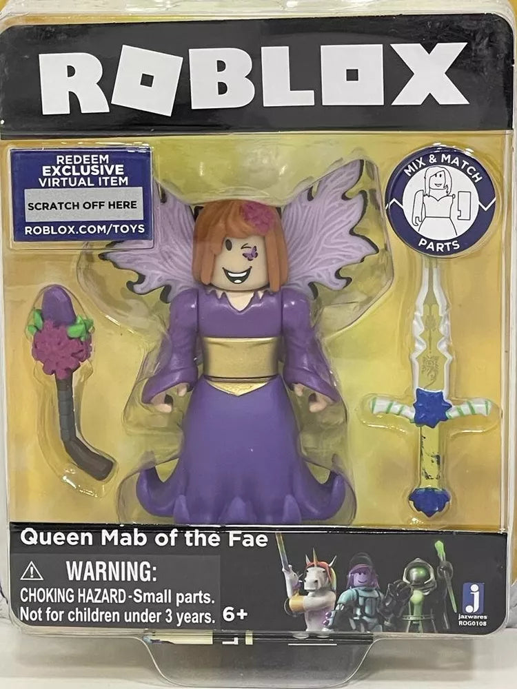 Roblox Queen Mab of the Fae Figure + Virtual Item Code RARE NIP