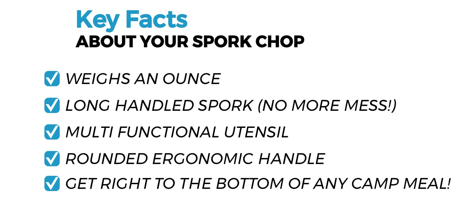 Key facts about our long handled spork