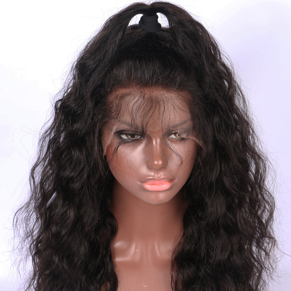 Full Lace Natural Hair Line Wig 130 Density JS Luxury Collection