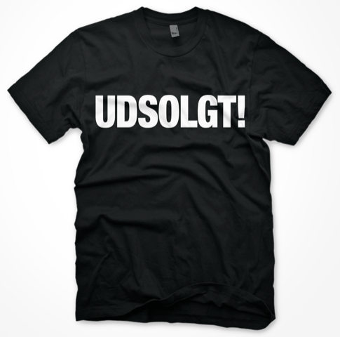 Udsalg/Outlet ADAM NOAH - UDSOLGT T-SHIRT - SORT – Merchandise.dk