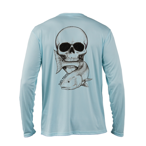 Skull & Redfish Performance Shirt, Seagrass