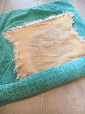 Wash sheepskin throw pelt hide