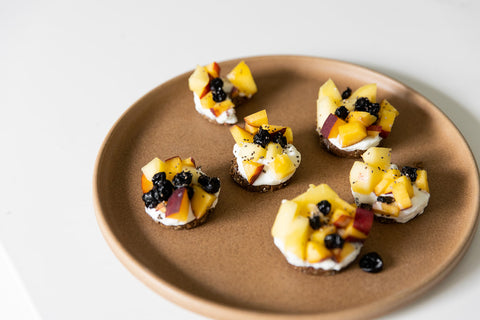 Healthy Protein and Collagen Bites on Plate