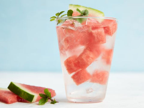 watermelon mint infused water