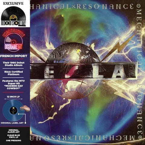 Tesla * Mechanical Resonance [Blue Colored Vinyl Record]
