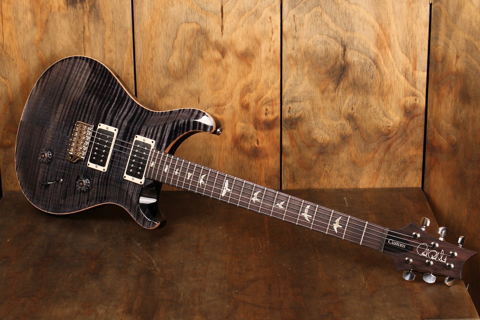 PRS Custom 24 Grau Schwarz