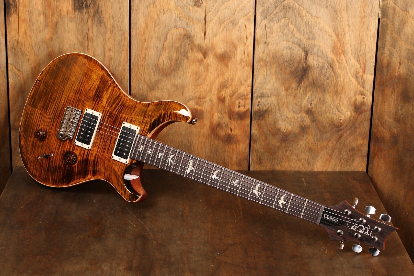 PRS Custom 22 Orange Tiger