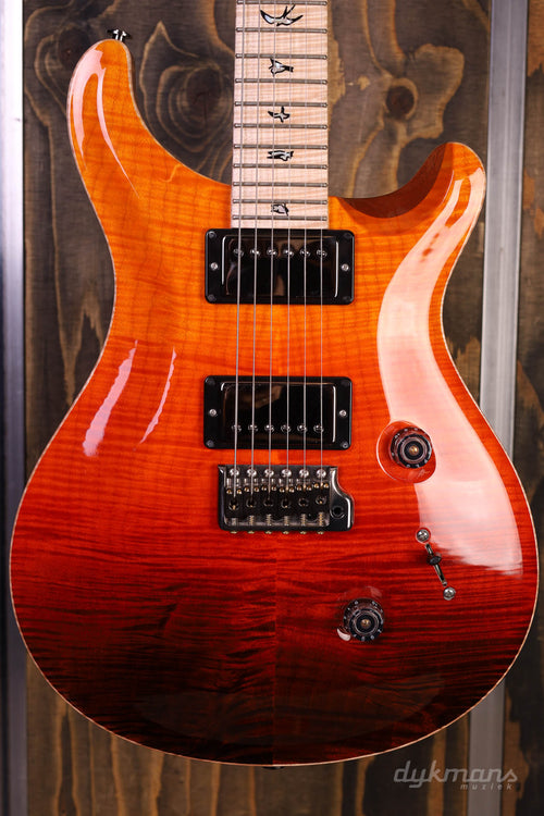 PRS Wood Library Custom 24 Fire Red To Grey Black Fade (Limited)