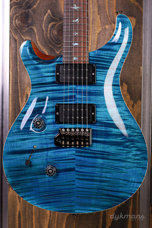 PRS Wood Library Custom 24 Lefty Aquamarine