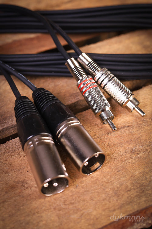 Yellow Cable K09-3 2x XLR to 2x RCA