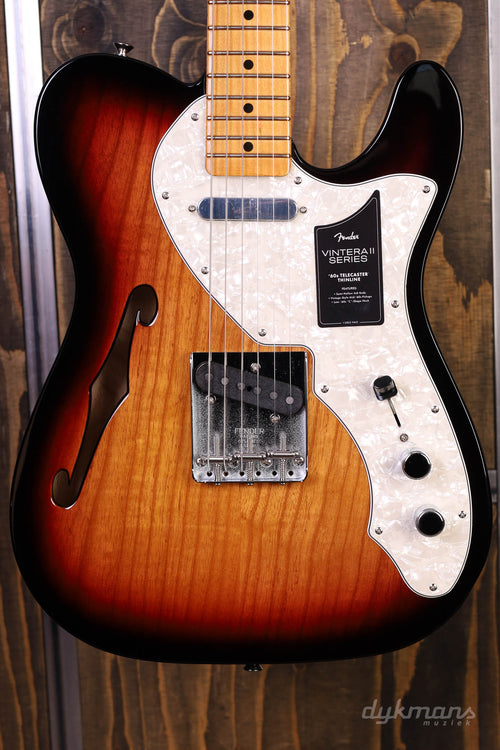 Fender Vintera 60's Telecaster Thinline 3-Color Sunburst