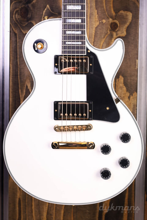 Beneden afronden Welke opvoeder Gibson Custom Shop Les Paul Custom Ebony Fingerboard Alpine White –  Dijkmans Muziek