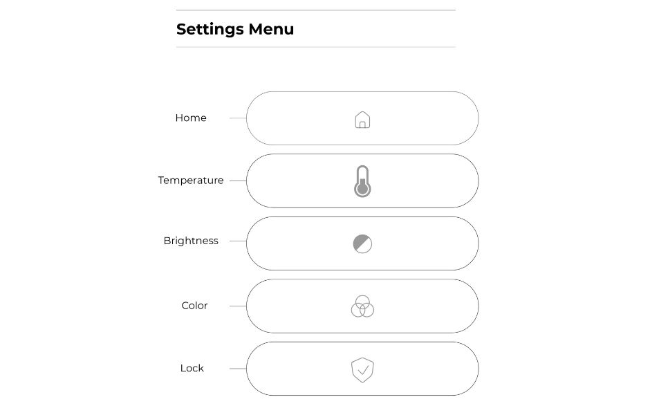 10 Stundenglass Modul Infuser for Mind Vapes User Manual Settings Menu