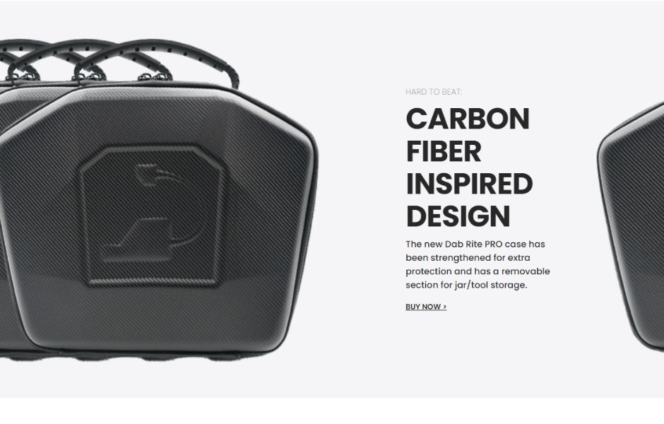 12 Dab Rite PRO™ - Digital Infrared Sensor for Mind Vapes Carbon Fiber Design