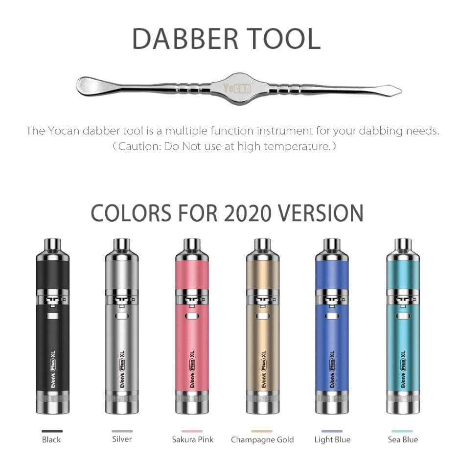 12 Yocan - Evolve Plus XL Vaporizer Kit on Mind Vapes Comes with Dabber Tool