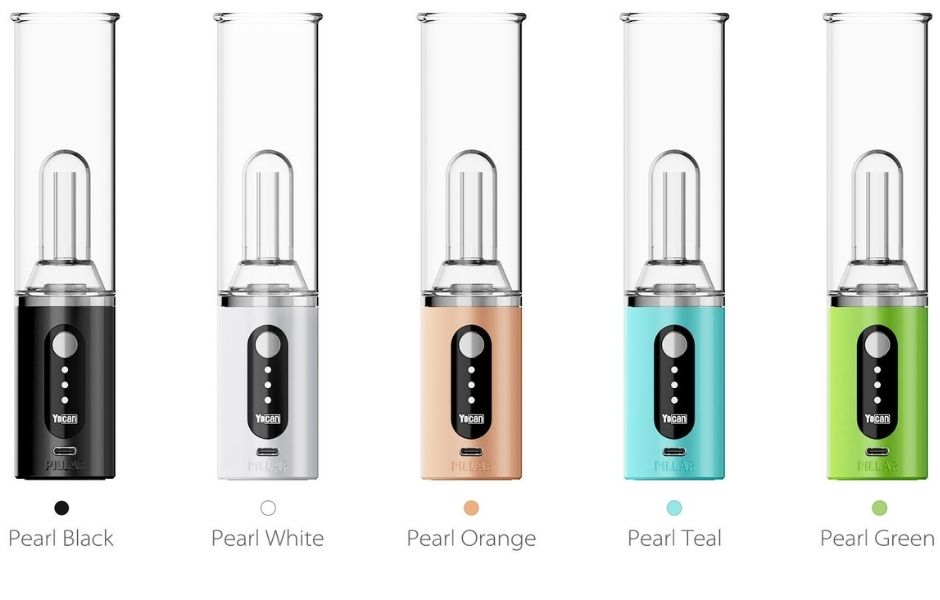 12 Yocan Pillar Mini e-Rig for Mind Vapes New Colors Pastel and Pearl
