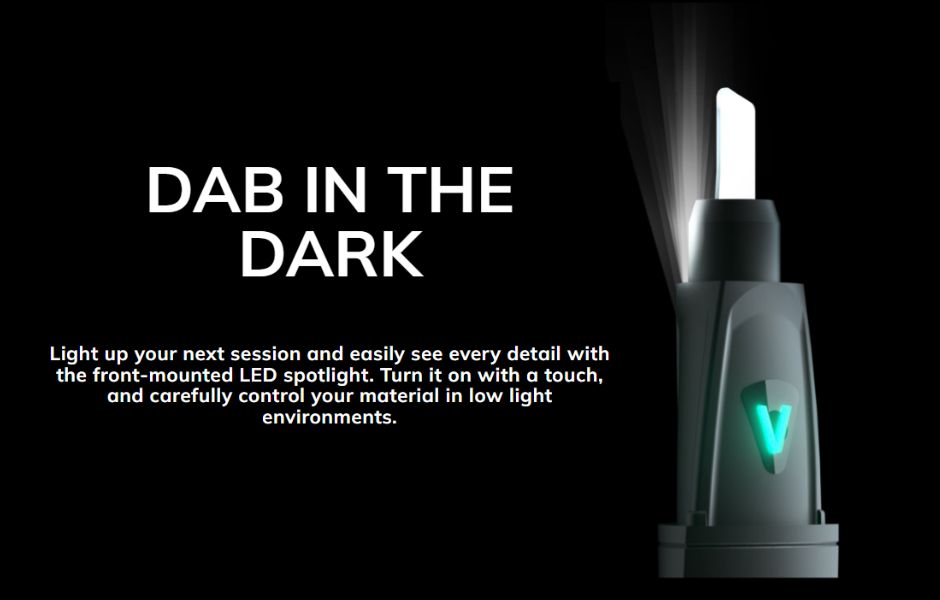 1 Focus V Saber Smart Dab Tool  Hot Knife on Mind Vapes LED Spotlight or Flashlight for Dark Conditions