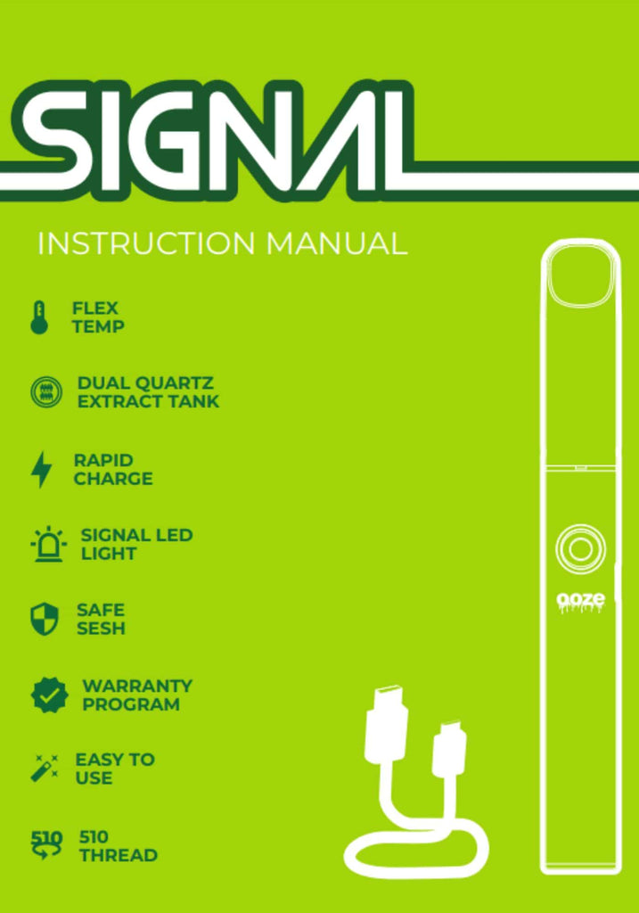 1 Ooze Signal Concentrate WAX Pen on Mind Vapes Major Specifications