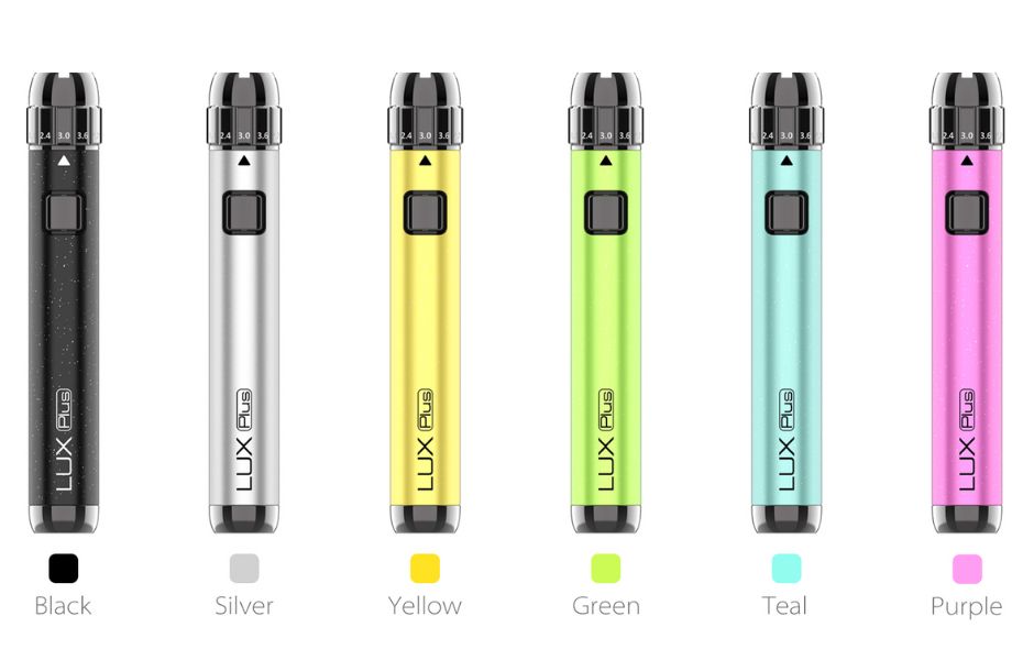 1 Yocan Lux Cart Pen Battery (New Wulf Mods Colors) for Mind Vapes New Lux Plus Color Variants