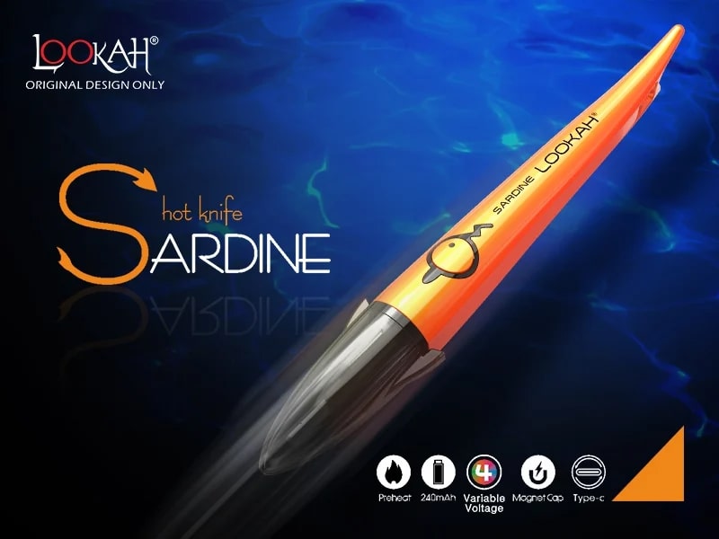 1 Lookah Sardine Hot Knife Electric Dabber Tool Major Specifications For Mind Vapes