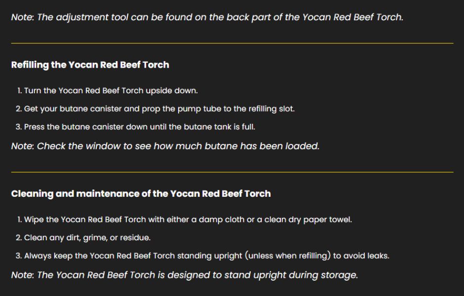 2 Yocan Yocan Red Beef Torch on Mind Vapes How to Maintain User Manual