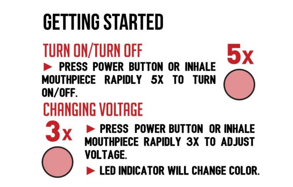 3 Wulf Mods RECON 510 Battery on Mind Vapes Changing Voltage