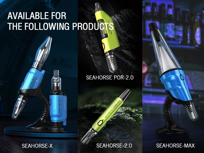 3 Lookah - Seahorse Coil Ⅲ (Ceramic Tube 510 Thread Coil) Compatible with Multiple Devices