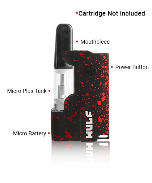 3 Wulf Mods - Micro+ Plus (510 Thread Battery) for Mind Vapes Parts