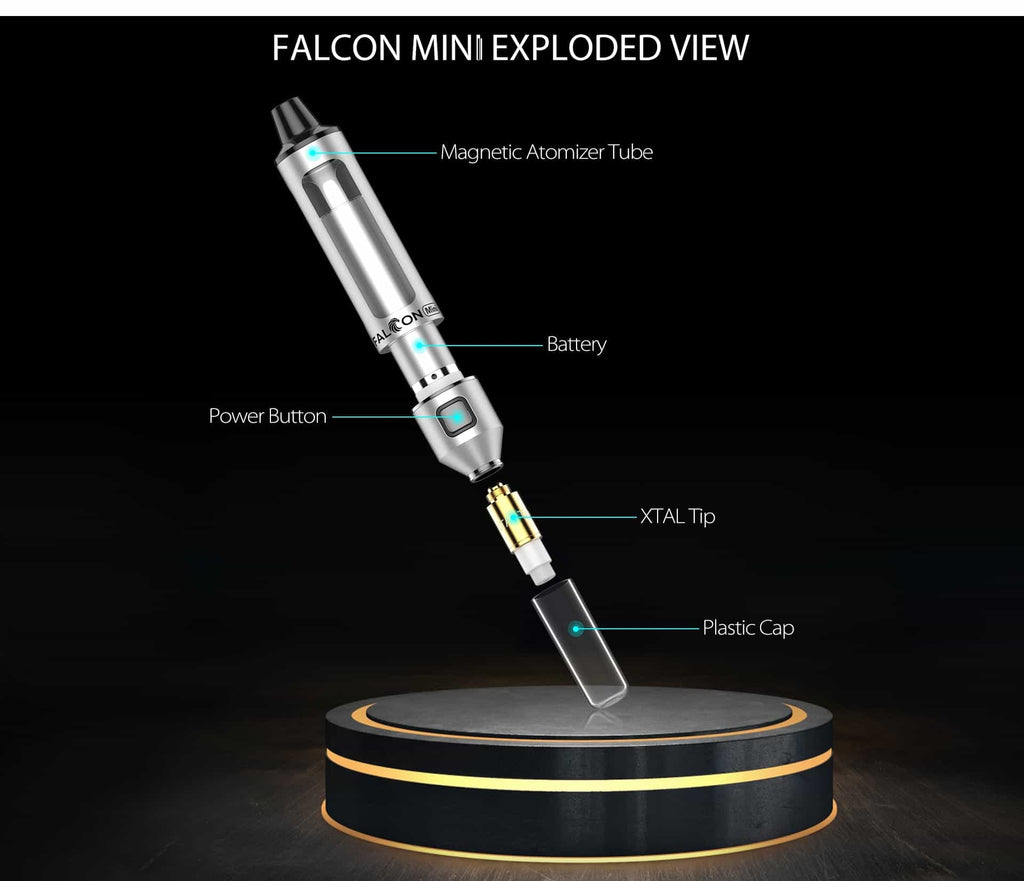 3 Yocan Falcon MINI Dab Pen E-Nectar Collector Exploded View