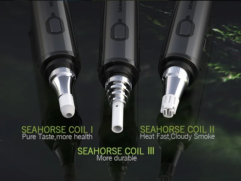 4 Lookah - Seahorse Coil Ⅲ (Ceramic Tube 510 Thread Coil) Different Kind of Coils