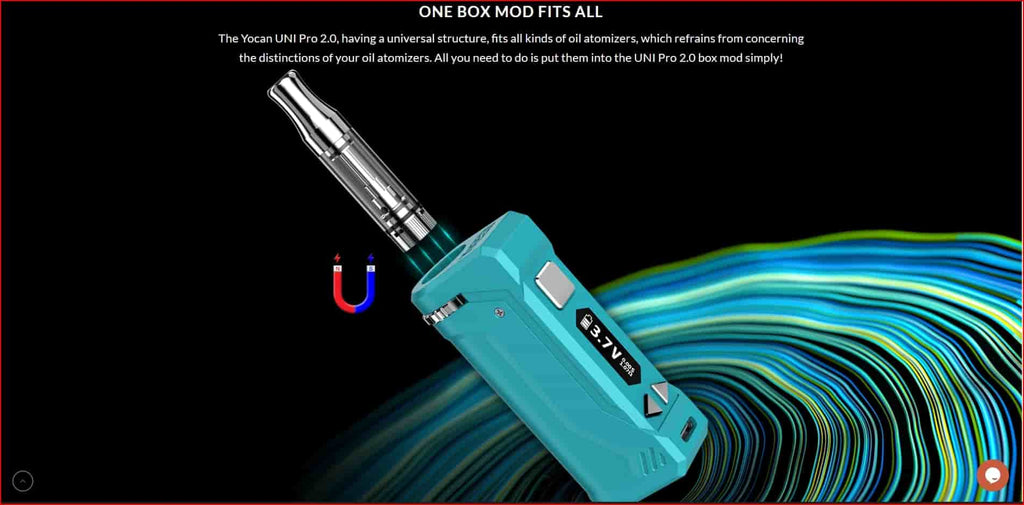 4 Yocan UNI PRO 2.0 Cart Pen510 Thread Battery for Mind Vapes Universal Structure