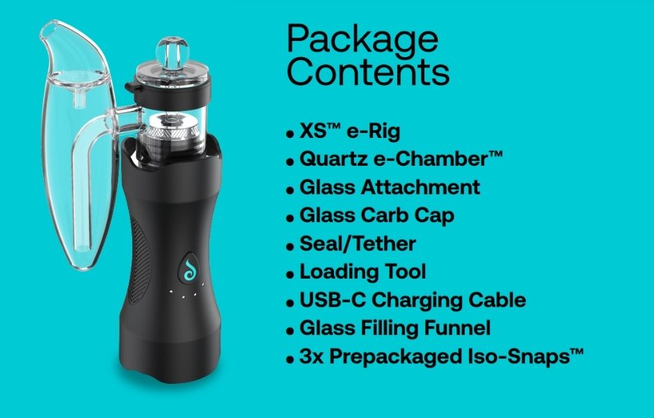 5 Dr. Dabber XS Mini Dab e-Rig Kit for Mind Vapes What's in the Package