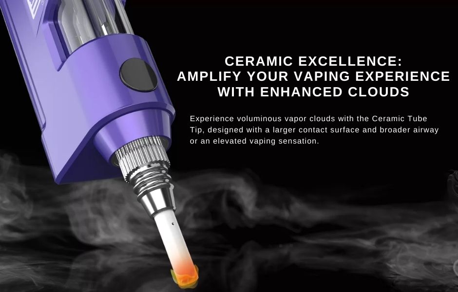 7 Yocan Dyno Dab Pen E-Nectar Collector on Mind Vapes High Quality Ceramic-Made Tip