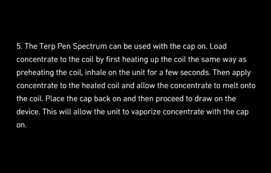 8 Boundless Terp Pen Spectrum on Mind Vapes User Manual 3