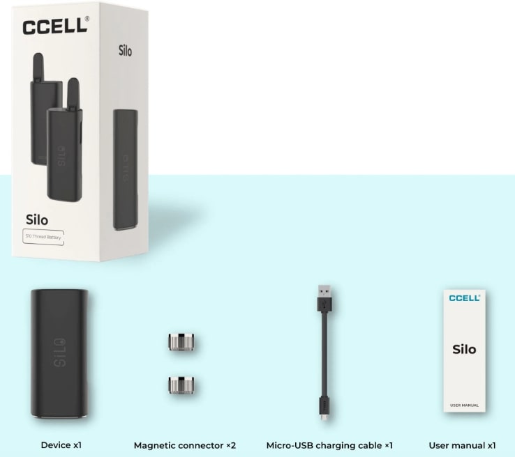 What is in the box of Ccell Silo