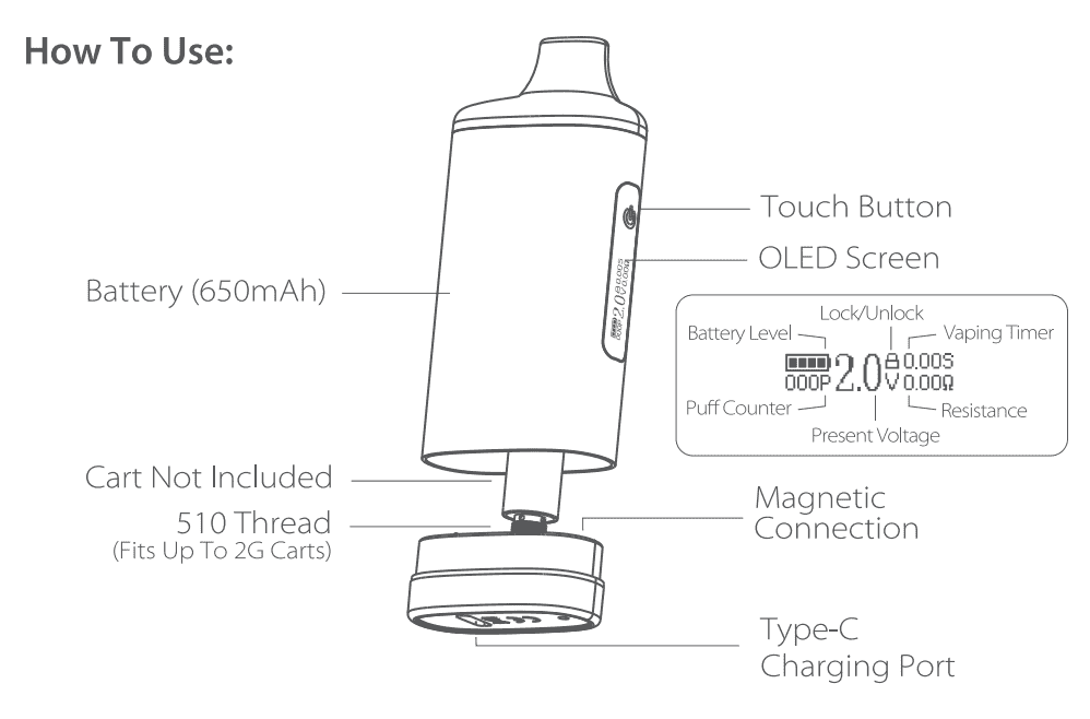 Yocan ZIVA PRO how to use - part 1