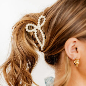 Paris - Bow Hair Clip - K. Ellis Boutique