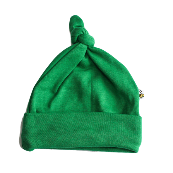 green baby hat