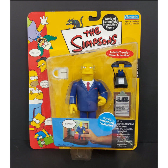 The Simpsons Superintendent Chalmers Interactive Figure Swaseys Hardware And Hobbies 