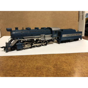 Ho Scale Tyco The Royal Blue 2 8 0 Consolidation A Swasey S