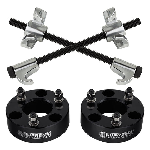 Rear Leveling Kit for 2009-2020 Dodge Ram 1500 1.5 Rear Lift High-Density Delrin Coil Spring Spacers 2WD 4WD Supreme Suspensions Black