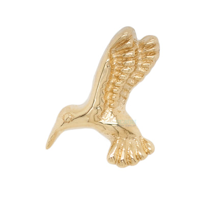 Hummingbird Small Threaded End in Gold