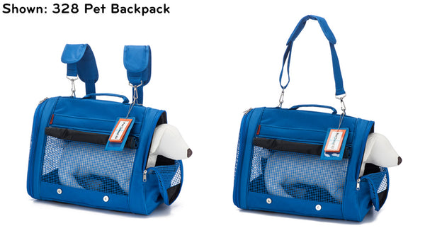 Prefer Pets Travel Gear 328 Pet Backpack Carrier Blue for Cats and Dogs